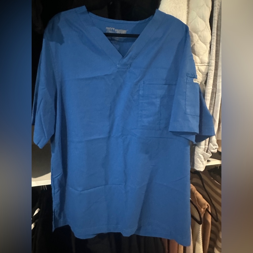 Grey's Anatomy Classic Blue Short Sleeve Shirt